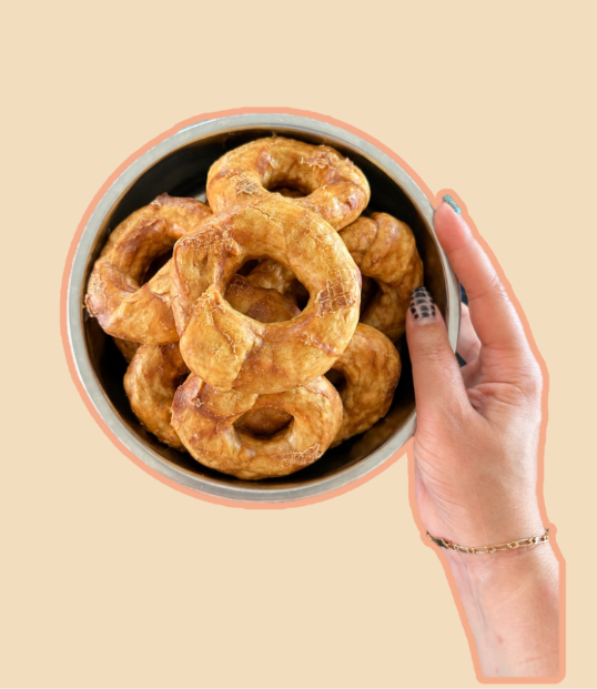 Donut de collagène au poulet