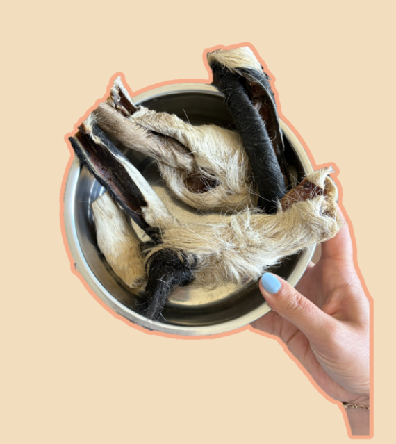 Masque de bœuf avec poils 200 gr